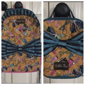 NWT Matilda Jane Make the Grade Backpack Lunchbox